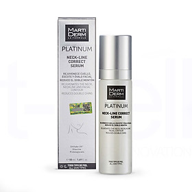 Tinh Chất Làm Săn Chắc & Trẻ Hoá Da Vùng Cổ - MartiDerm Platinum Neck Line Correct Serum (50ml)