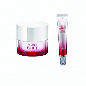 Bộ sản phẩm dưỡng trắng da Astalift (Astalift White Cream 30g + Astalift White Perfect UV Clear Solution SPF50+/PA++++ 30g)