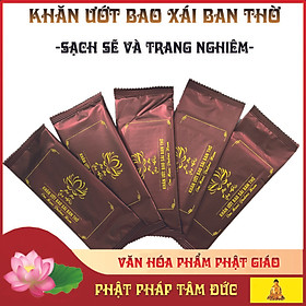 Mua Khăn ướt bao xái ban thờ  khăn lau ban thờ cao cấp