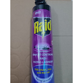 Bình xịt muỗi Raid hương lavender 600m