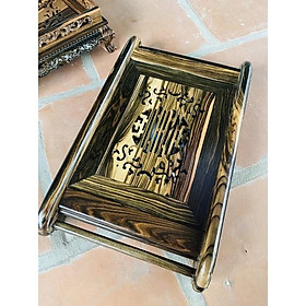 Mua khay trà gỗ mun để bàn phòng khách