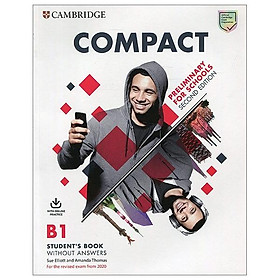 Compact Preliminary For Schools 2nd Edition Student's Book Without Answers With Online Practice