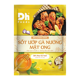 Combo Sốt Gà Nướng Mật Ong Dh Foods 65gr - sốt ướp đồ nướng hoàn chỉnh từ mật ong hoa và rau củ tươi