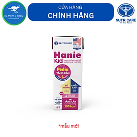 Thùng sữa bột pha sẵn Nutricare Hanie Kid - dinh dưỡng cho trẻ biếng ăn & suy dinh dưỡng (180ml x 48 hộp)