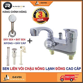 Bộ sen liền vòi nóng lạnh Rangos SLV03