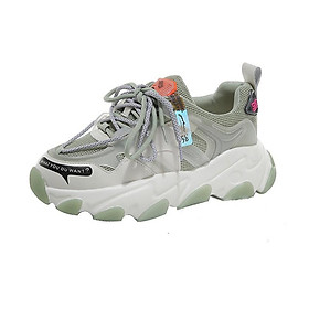 07 # Giày thể thao sneaker nữ - Giày phản quang đế cao su