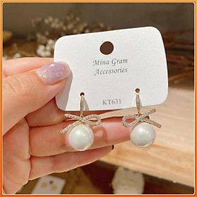 (BẠC CHUẨN) BÔNG TAI BẠC TAĐẸP CHO NỮ PHỤ KIỆN TRANG SỨC CAO CẤP NO.93 HOA TAI XINH XẮN KHUYÊN TAI HT033 SILVER x