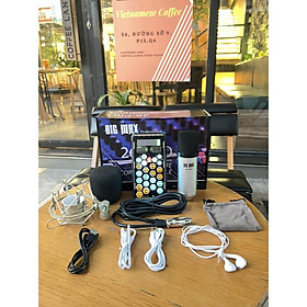 Mua Combo Sound card K9 mobile và Micro Max 26 Chơi game  thu âm  livestream  karaoke online  pk dễ dàng