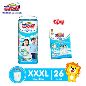 Tã Quần Goo.N Premium Cao Cấp Gói Cực Đại Size XXXL26 (26 Miếng) - Tặng Bịch 5 Miếng Cùng Size