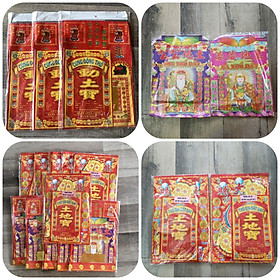 Mua Giấy cúng ĐỘNG THỔ/ ĐẤT ĐAI (nhà mới công trình xây) bộ giấy xếp sẳn