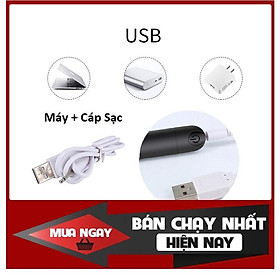 Máy massage mắt mini cầm tay 10 chế độ - Máy chống đau mỏi cơ cao cấp sạc USB loại bỏ quầng thâm mắt (Hàng Chính Hãng)