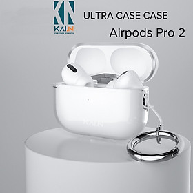 Case Ốp Cho Airpods PRO 2 (2022) Kai.N Ultra Clear Trong Suốt Kèm Móc Treo_ Hàng chính hãng