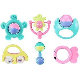 6 pieces of 10 or 14 pieces of newborn baby bell toy set puzzle early education hand bell style