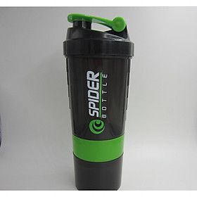 Bình Lắc Tập Gym 3 Ngăn Tiện Dụng 600 ml - Màu Ngẫu Nhiên