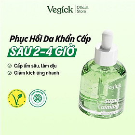 Tinh chất dưỡng da hỗ trợ làm dịu và phục hồi da thuần chay VEGICK SUPER CALMING SERUM 30ml