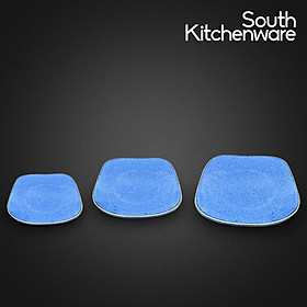 Dĩa sứ vuông cao cấp Cường Phát , dĩa đựng thức ăn sang trọng, đa dạng kích thước 17cm, 22cm, 26cm