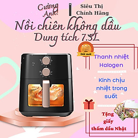 Mua Nồi Chiên Không Dầu HOTWELL AF75H1 7.5 Lít  Bảo Hành 12 Tháng  1 Đổi 1 Trong 100 Ngày - Hàng Chính Hãng