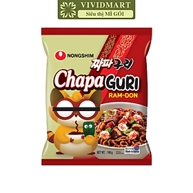 NONGSHIM - Mì Chapaguri hương vị tương đen, Mì tương đen Chapaguri, Mì Nongshim Chapaguri Hàn Quốc (140g/gói)