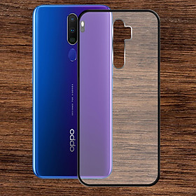 Ốp lưng Oppo A9 2020 - Bề mặt nhám chống vân tay, lưng cứng, viền TPU dẻo - 02129 - Hàng Chính Hãng