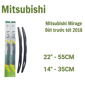 Cần gạt mưa ô tô thanh 3 khúc A9 dành cho xe Mitsubishi: Jolie, Mirage, Pajero và các xe khác của hãng Mitsubishi - Hàng nhập khẩu