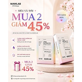Hộp 7 Mặt Nạ Dưỡng Da Sáng Khỏe, Ẩm Mịn MAWLAB Seven Days Multi Mask Set