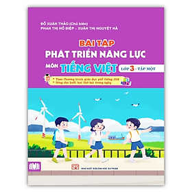 Sách - Bài tập phát triển năng lực môn Tiếng Việt lớp 3 - Tập 1 ( theo Chương trình GDPT 2018) Cánh Diều