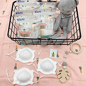 Khẩu Trang Gấu Cho Bé Sơ Sinh Set 3 Siêu Cute Cho Trẻ Từ 0-3 Tuổi