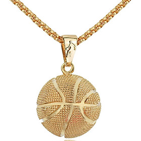 Basketball Necklace Football Necklace Fashion 3D Accessories Gift Unisex