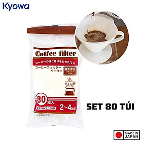 Mua Set 80 túi giấy lọc cà phê Kyowa - Hàng Nội Địa Nhật Bản