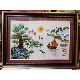 Mua Tranh thêu - thuận buồm xuôi gió