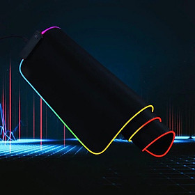 Bàn Di Chuột , Miếng Lót Chuột Gaming RGB Bo Viền Led Sáng Cỡ Lớn FULL SIZE 80 x 30 cm - Chơi Game Led Nhiều Màu