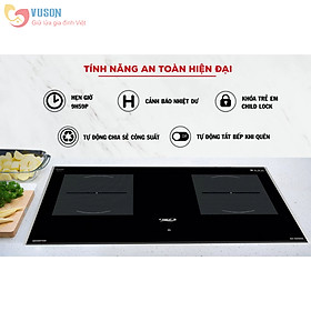 Bếp từ đôi Chefs EH-DIH666 - Hàng chính hãng