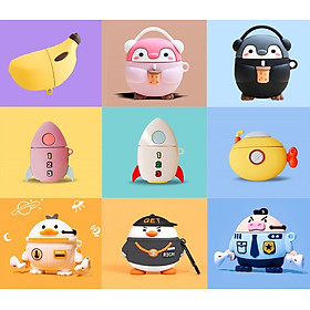 Mua Vỏ Ốp Silicon Dễ Thương Dành Cho Tai Nghe Không Dây Bluetooth Airpods 1 / 2 / Pro