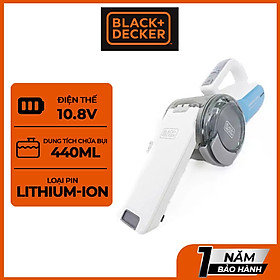 Máy Hút Bụi Cầm Tay Black & Decker Dùng Pin Lithium PV1020L-B1 (10.8V) - Hàng chính hãng