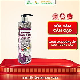 Sữa Tắm Cám Gạo - Chiết xuất từ Cám Gạo & Hoa Mộc Lan - Chai 650ml
