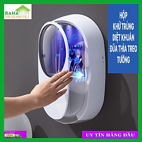 HỘP KHỬ TRÙNG DIỆT KHUẨN ĐŨA THÌA TREO TƯỜNG "BAHAMAR" tiệt trùng nhiều đũa và các vật dụng khác trong cùng một thời gian. diệt khuẩn không cần khoan để lắp đặt, tự động thoát nước, thông minh.