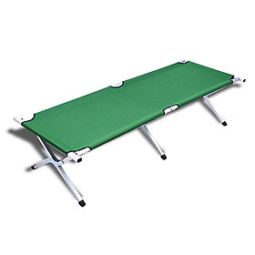 Folding Camping Bed Portable Lightweight Cot Bed Sleeping Cot 150KG Max. Load with Carrying Bag for Outdoor Camping Hiking Travel Fishing Home Office