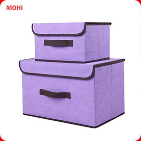 Combo 2 Hộp Vải Đựng Đồ Đa Năng MOHI MH7 - Hàng Chính Hãng