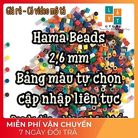 1000 Hạt Peler Beads 2,6 MM,Bán Buôn hạt nhựa đồ chơi, Hama Beads 2,6 mm