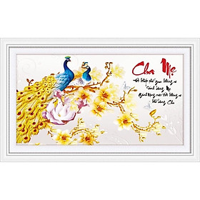 Mua tranh thêu chữ thập Cha mẹ 67x40cm - chưa thêu