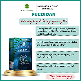 [Nhập khẩu chính hãng] KASSOU OKINAWA FUCOIDAN viên uống giúp tăng đề kháng, hồi phục sức khỏe, ngừa ung thư, chống oxy hóa (Hộp 150 viên/30 ngày)