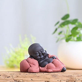 Mua Tượng Chú Tiểu Bình An Hoan Lạc Gốm Cát_ Hàng Chính Hãng