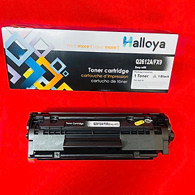 Hộp mực 12A FX9 Halloya có lỗ đổ mực cho máy in Canon 2900 Hp 1020 in 2000 trang - Hàng Nhập Khẩu