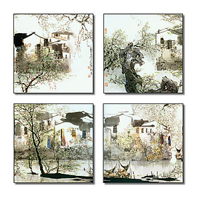 BỘ 4 TRANH Q6D12-SS0047