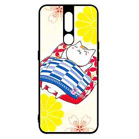 Ốp Lưng in cho Oppo F11 Pro Mẫu Mèo May Mắn 1 - Hàng Chính Hãng