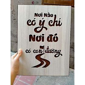 Tranh Treo Tường Bằng Gỗ Decor Văn Phòng, Công Ty, Quán Cafe, Nhà Ở... Tạo Động Lực Làm Việc