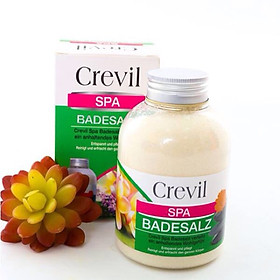Muối khoáng tắm trị mụn tẩy da chết Crevil Spa Badesalz 600g (Phù hợp cả cho bà bầu và mẹ sau sinh)