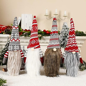 Cái Nắp Chai Rượu Giáng Sinh Gnomes Thụy Điển Đan Bằng Tay Giáng Sinh Nắp Chai Rượu Santa Panta Chai Dress Cover Chai Túi Đồ Trang Trí Bàn Cho Bữa Tiệc Ngày Lễ Năm Mới