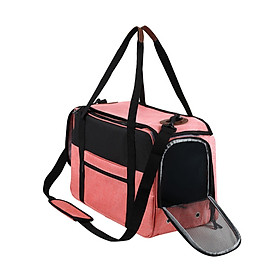 Pet Carrier Foldable Ventilation Adjustable Strap Pet Travel Bag for Camping Small Animals