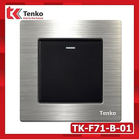 Mua Công Tắc Điện Âm Tường 1 Nút Mặt Kim Loại Cao Cấp TENKO TK-F71-B-01